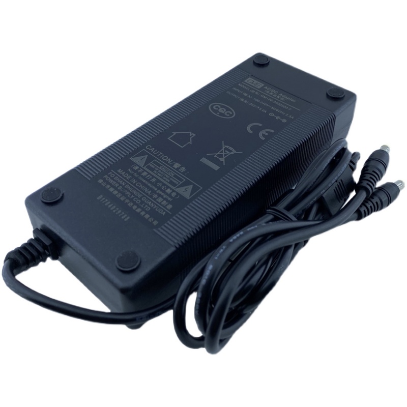 *Brand NEW*GVE 24V 5A Two DC output GM120-2400500-F AC AD ADAPTER POWER SUPPLY